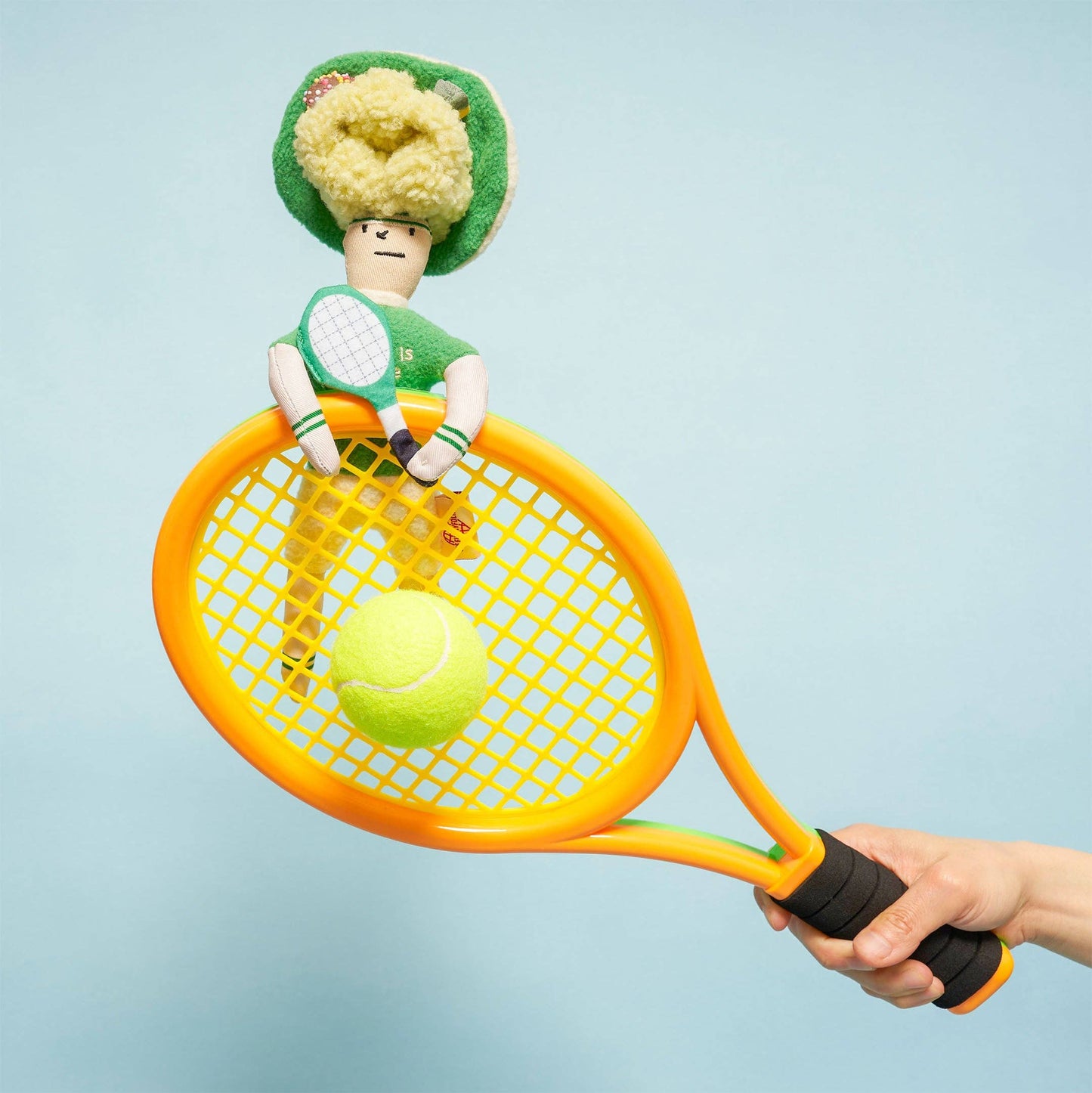 FurryFolks Tennis Hooman Nosework Toy