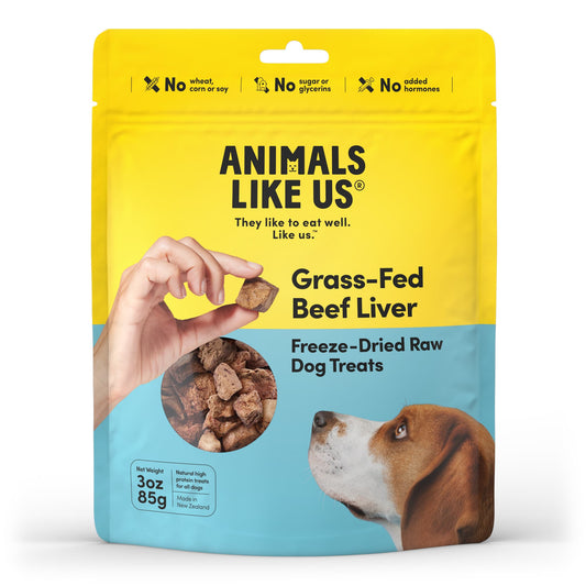 Animal Like Us Freeze Dried Grass Fed Beef Liver 85g