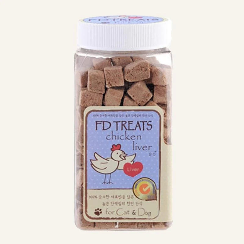 FD Freeze-Dried Treat Chicken Liver Cube 120g