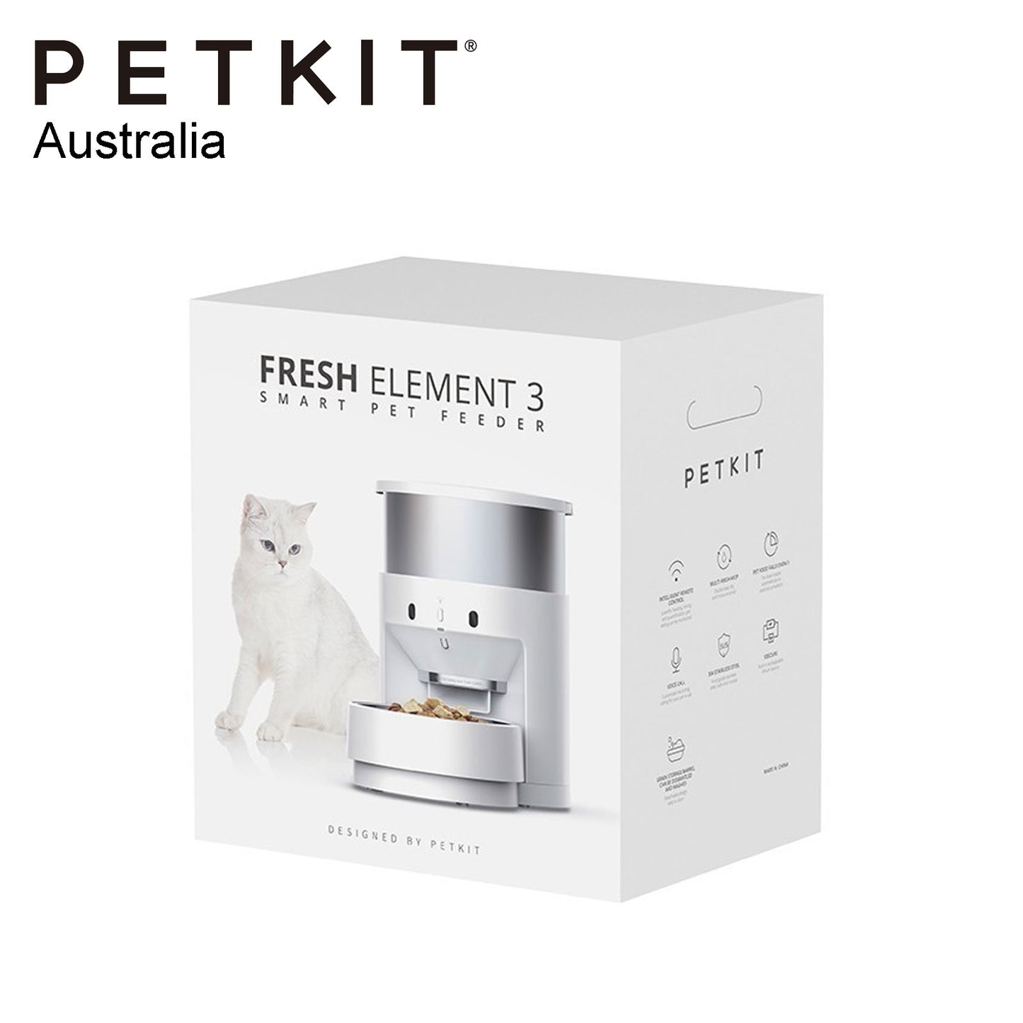 PETKIT FRESH ELEMENT 3 自动智能可编程食物喂食器 – 5L